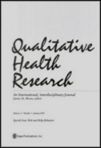 Publicación de la revista "Qualitative health research"