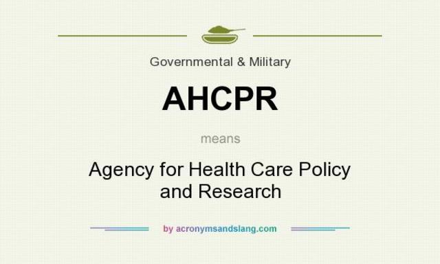 Fundación de la agency for health care policy and research