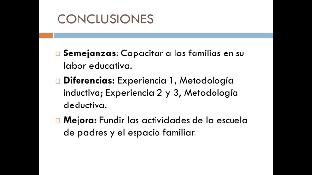 DURANTE EL CURSO. FORMACIÓN DE LAS FAMILIAS