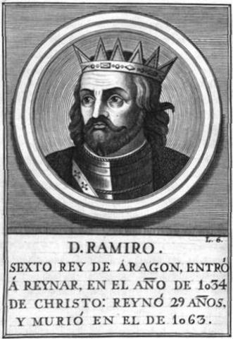 Ramiro funda el reino de  Aragón