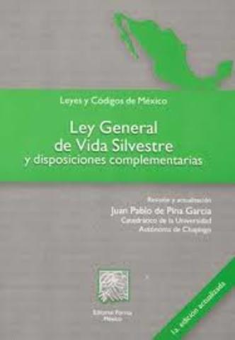 Ley general de vida silvestre.