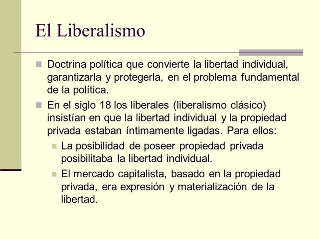 Propiedad Privada principio de la vida social, económica y política  XVII y XVII