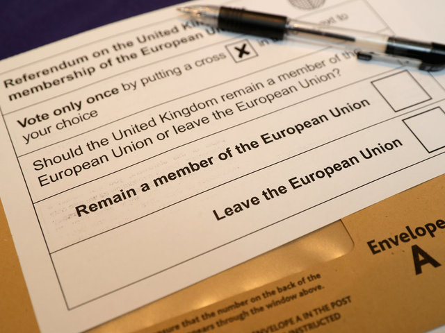 Anuncio de la salida del Reino Unido de la Unión Europea