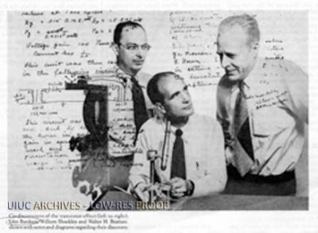 John Bardeen, William Shockley, Walter Brattain