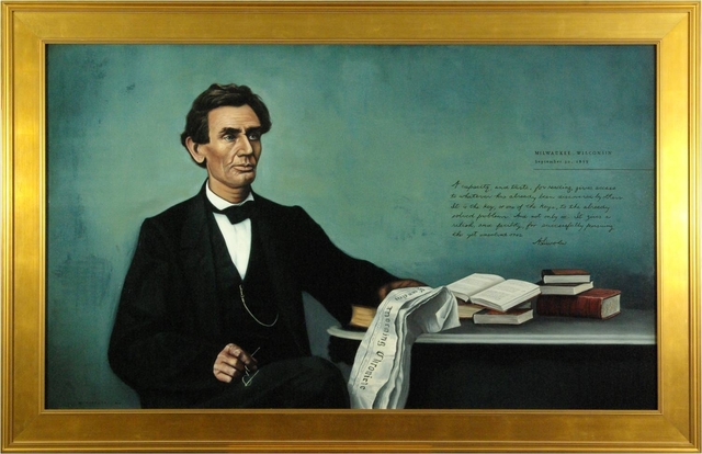 Lincoln starts to study law