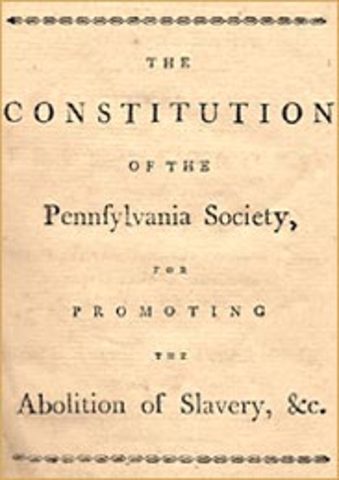 Pennsylvania Society for abolition of slavery