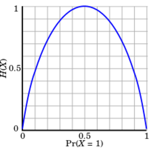 Entropía de la información.