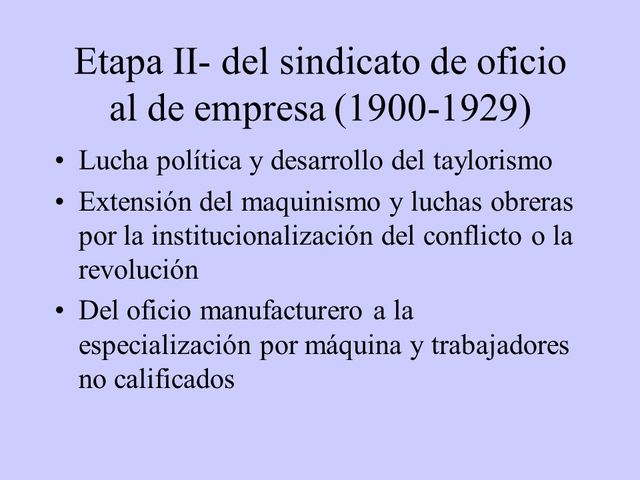 INICIOS DEL SIGLO XX  • 1901 - 1919