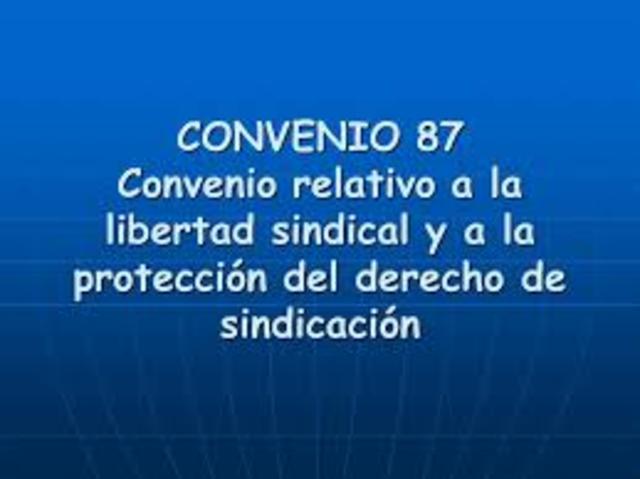 CONVENIO 87 DE LA OIT