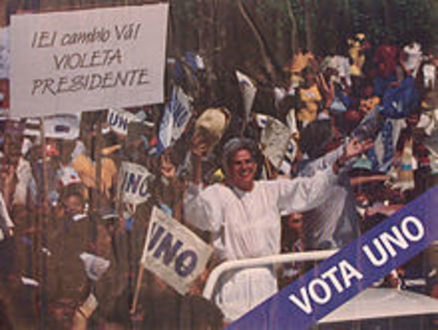 Opposition to the youngest son   Part of blurb: the PLI and the Christian Social Party (PSC) created the National Opposition Union (UNO) in order to oppose Anastasio Somoza Debayle, Somoza Debayle’s younger brother who was running for president. The UNO
