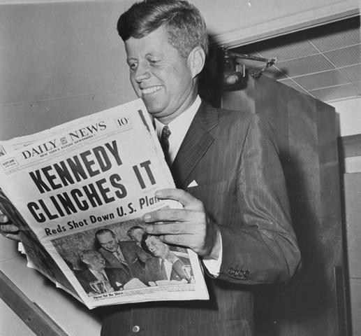J.F.K wins presidency