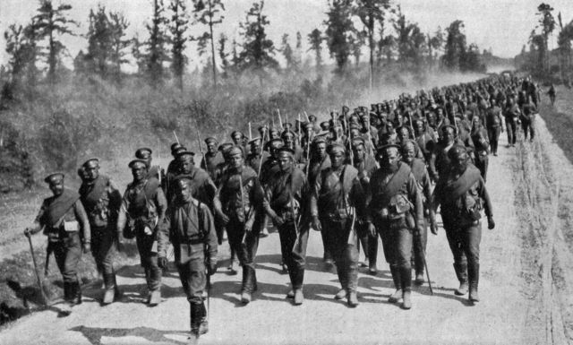 Russian enters WW1 (Russian invasion of east Prussia)