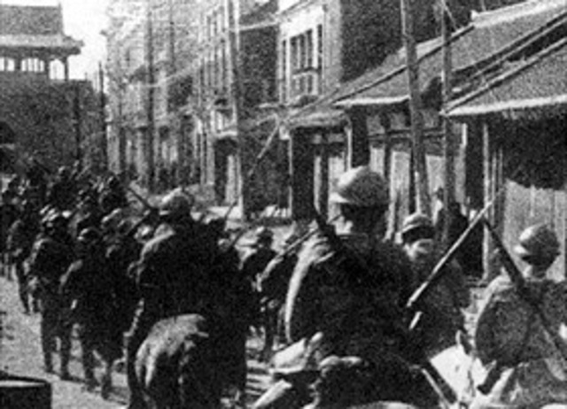 Japan's Army seizes Manchuria, China.
