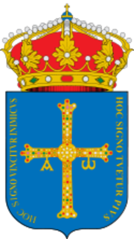 Reino de Asturias (Pelayo, Alfonso III y García I)