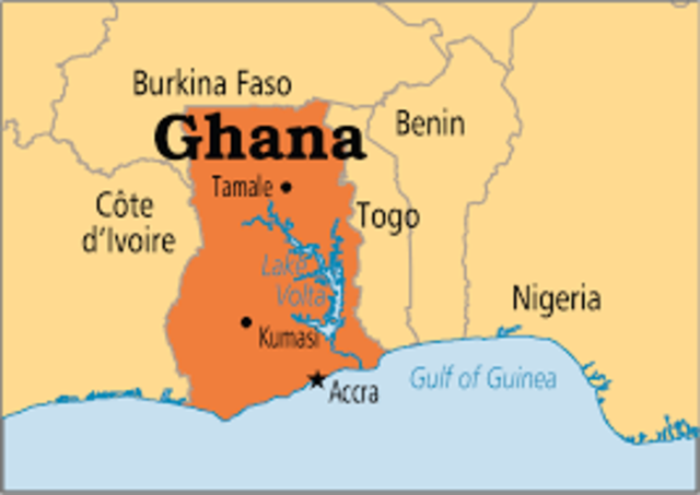 Start of Ghana