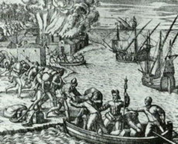 1668 - Arrival of European Pirates