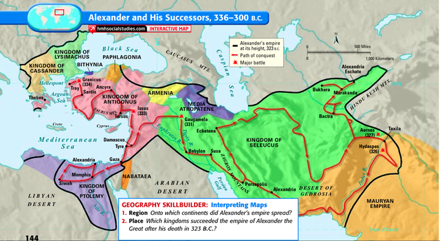 The greeks fled back from India as a sign of defeat