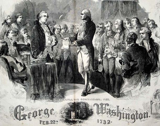 George Washington is Named Commander in Chief.