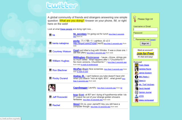 Twitter launched