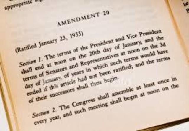 20th Amendment