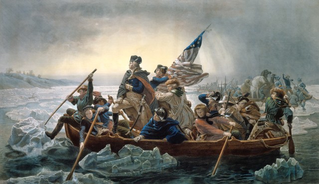 George Washington crossing the Delaware River