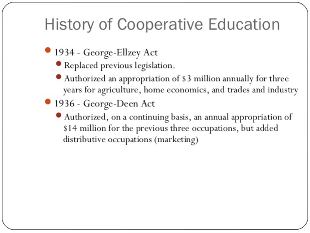 George-Deen Vocational Law 1937