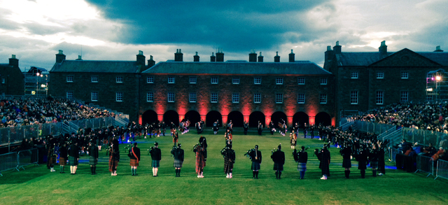 Military Salute at Fort George