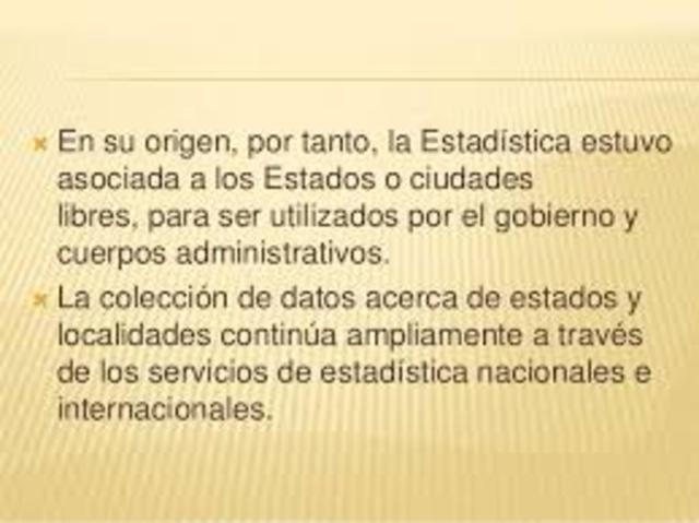 origen de la estadística