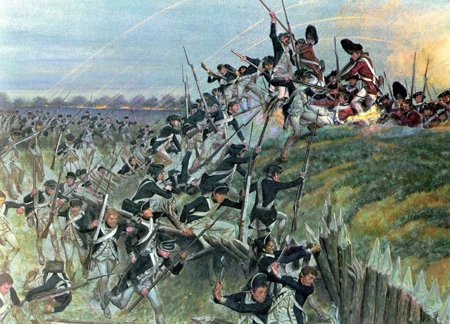 British Surrender at the battle of Yorktown