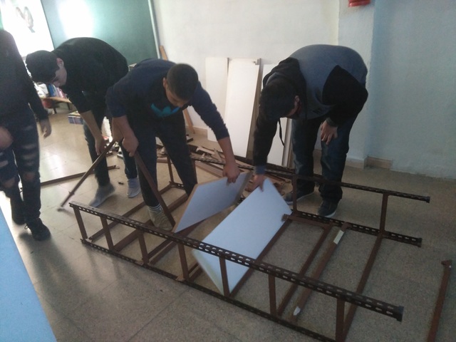 VACIAR EL AULA: Mobiliario