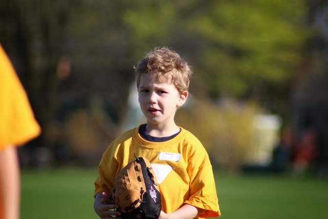 Gray's 1st Baseball Practice and Game