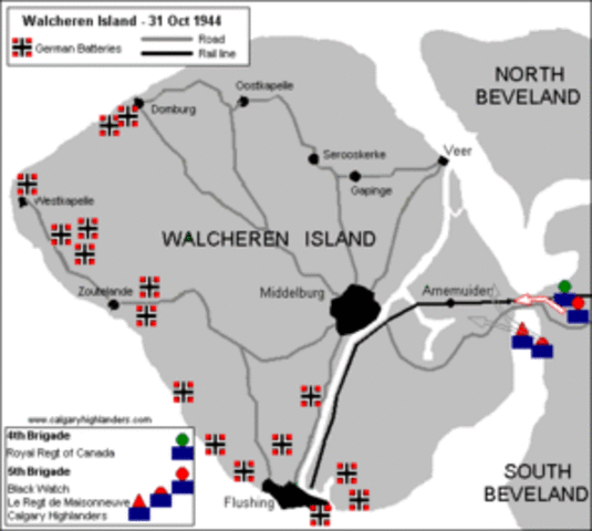 Capturing Walcheren Island