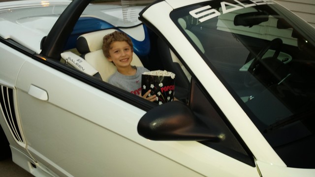 Gray's First Mustang Ride