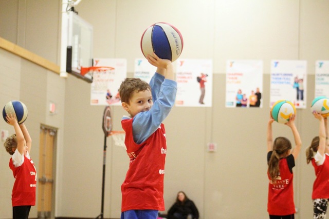 Gray's 1st Basketball Practice