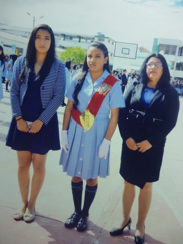 Nombramiento de Abanderada del Pabellón Nacional