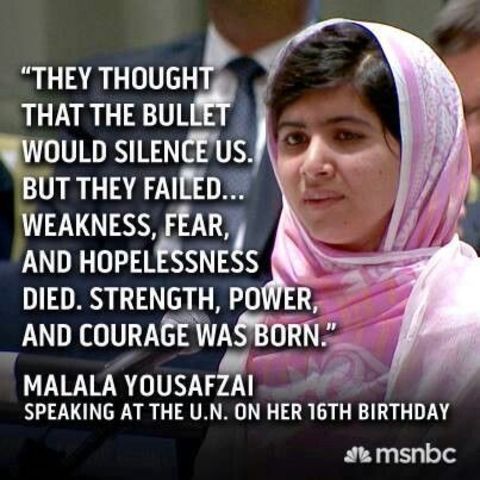 Malala Addresses the United Nations