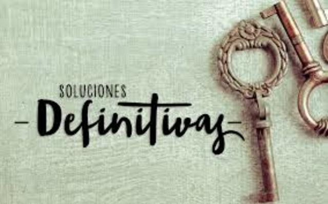 Reglas fundamentales para dar soluciones definitivas