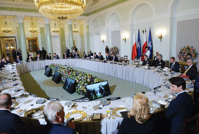 Dinner Alone at the Presidential Mansion