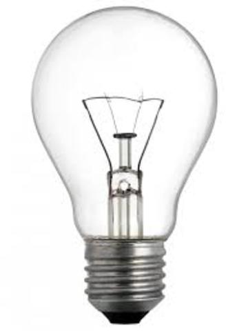First Incandescent Lightbulb