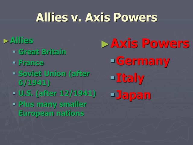 Axis and Allies