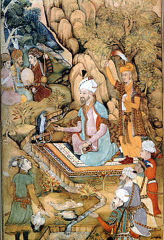 Babur's death