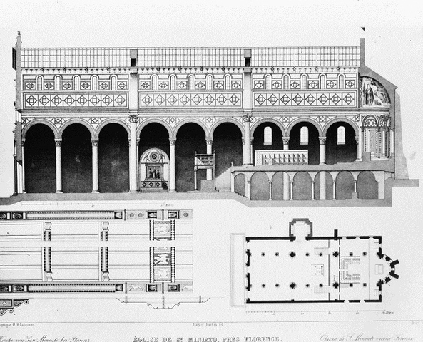 FLORÈNCIA: Comença la construcció de la Bàsilica de San Miniato al Monte.