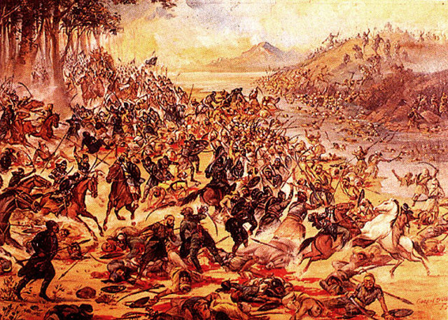 Mughal army defeats the Surs