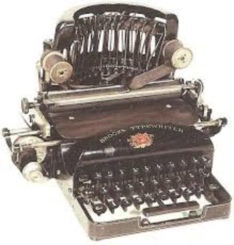 la primera maquina de escribir