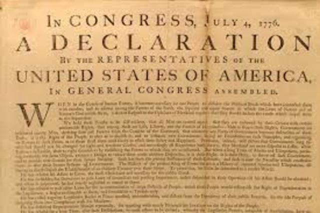 the declaration of independence