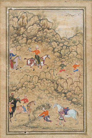 Akbar strips Bairam Khan of the regency