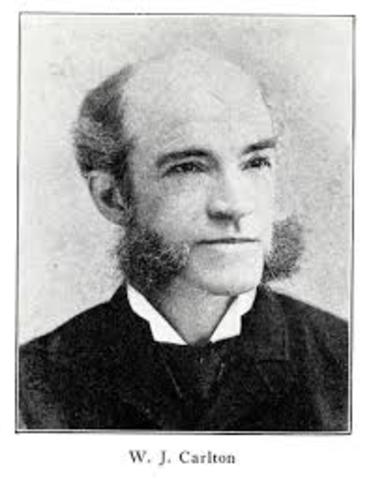 William James Carlton funda la agencia de publicidad que más tarde se convertiría en Walter Thompson, la más antigua en operación