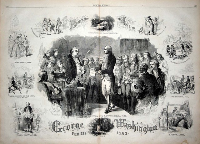 George Washngton has an important meeting