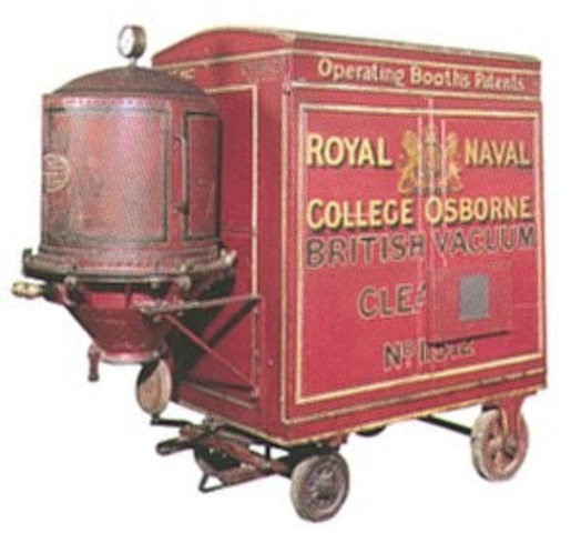 engine-powered vacuum cleaner