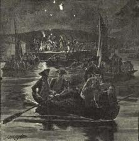 NYC was in Brittish hands and 1/4 of the city was burned and destroied